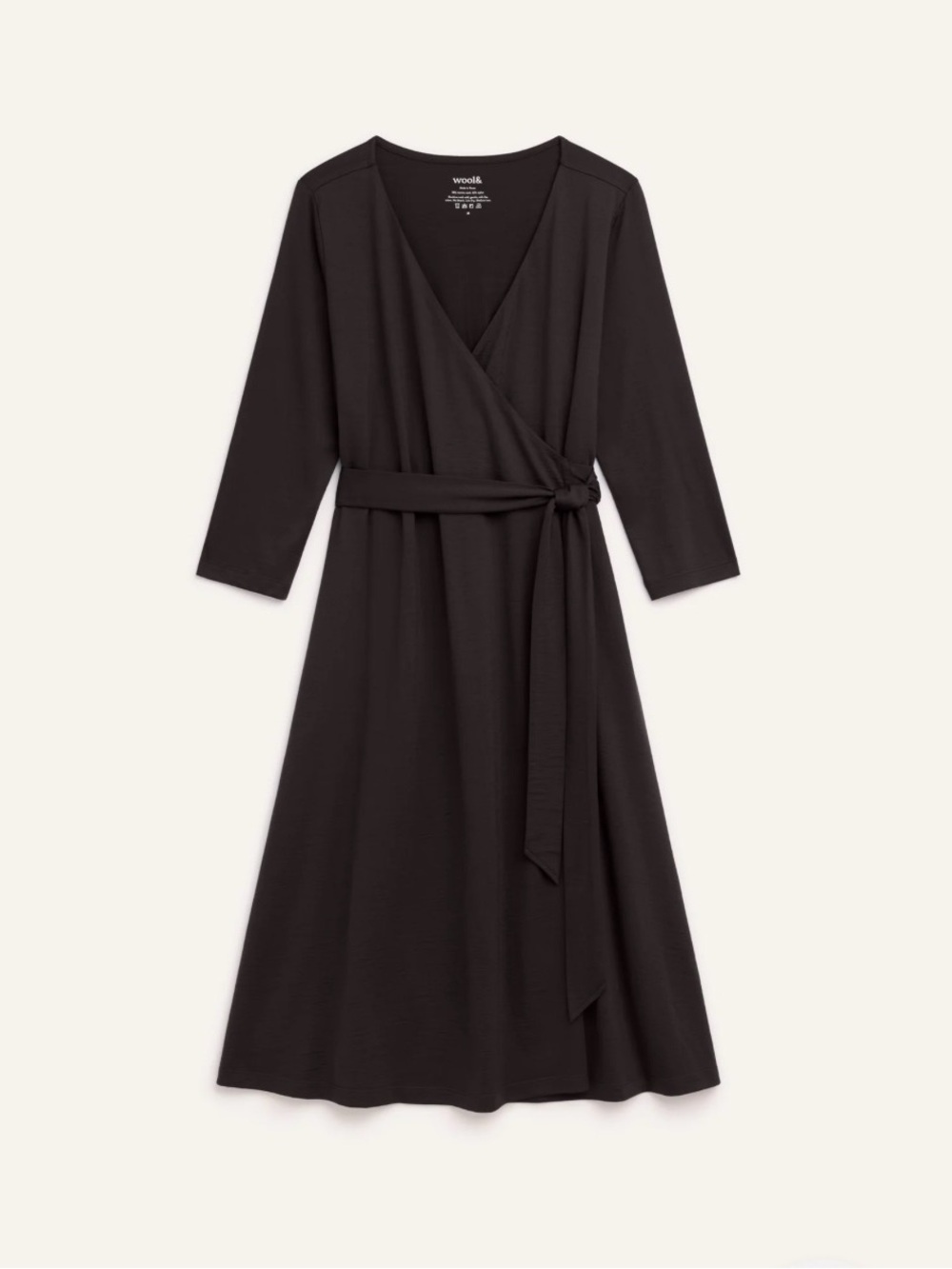 Wool& womens Alana merino wool wrap dress size XL